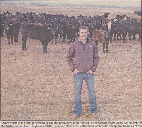 Abram elected President of the American Junior Simmental Association